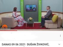 TV ZONA PLUS, DANAS – Gost: Dušan Živković, predsednik GO Niška Banja