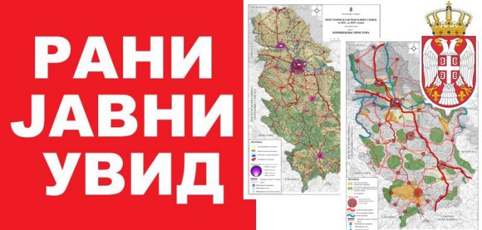 RANI JAVNI UVID Četvrte izmene i dopune PGR područja Gradske opštine Niška Banja -I faza