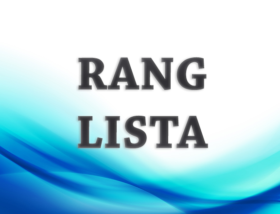 LISTA VREDNOVANIH I RANGIRANIH GODIŠNJIH PROGRAMA U OBLASTI SPORTA